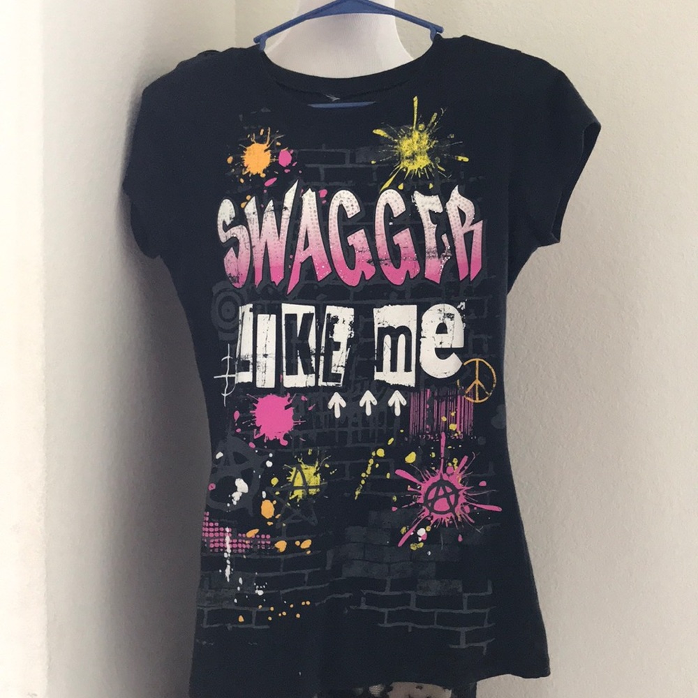 Graphic “Swagger Like Me” shirt